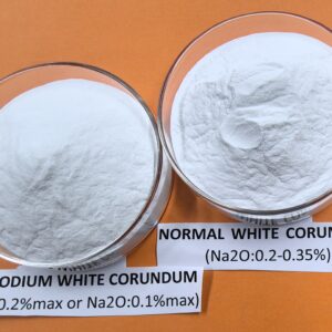 NA2O 0.2% สูงสุดโซเดียมต่ำ WFA อะลูมินาฟิวส์ขาว 0-1-3-5-8MM 325F -1-